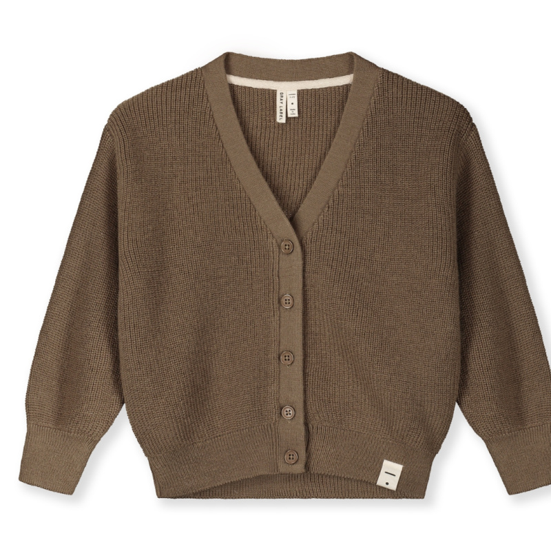 GRAY LABEL Pletený kardigan z merino vlny - Woody Velikost: 3-4y