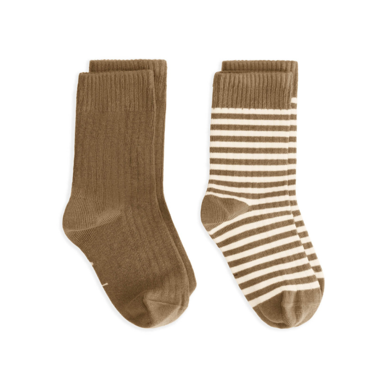 GRAY LABEL Set ponožek GOTS - Woody - Cream Velikost: 19-22