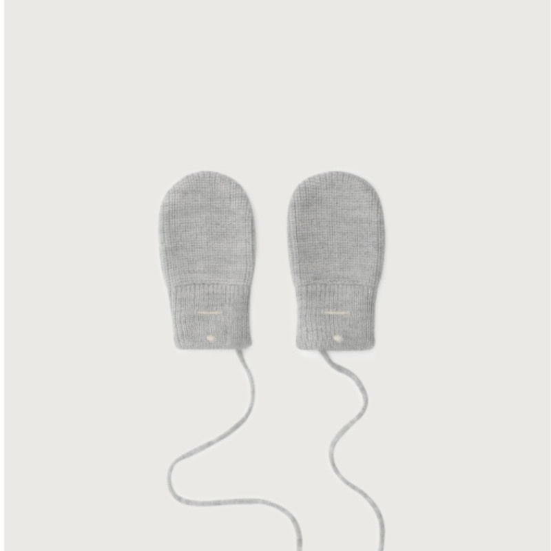 GRAY LABEL Rukavice Baby merino - Gray Melange Velikost: 0-6m