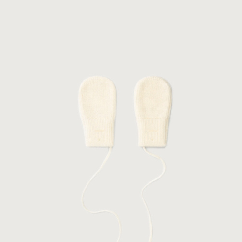 GRAY LABEL Rukavice Baby merino - Cream Velikost: 0-6m