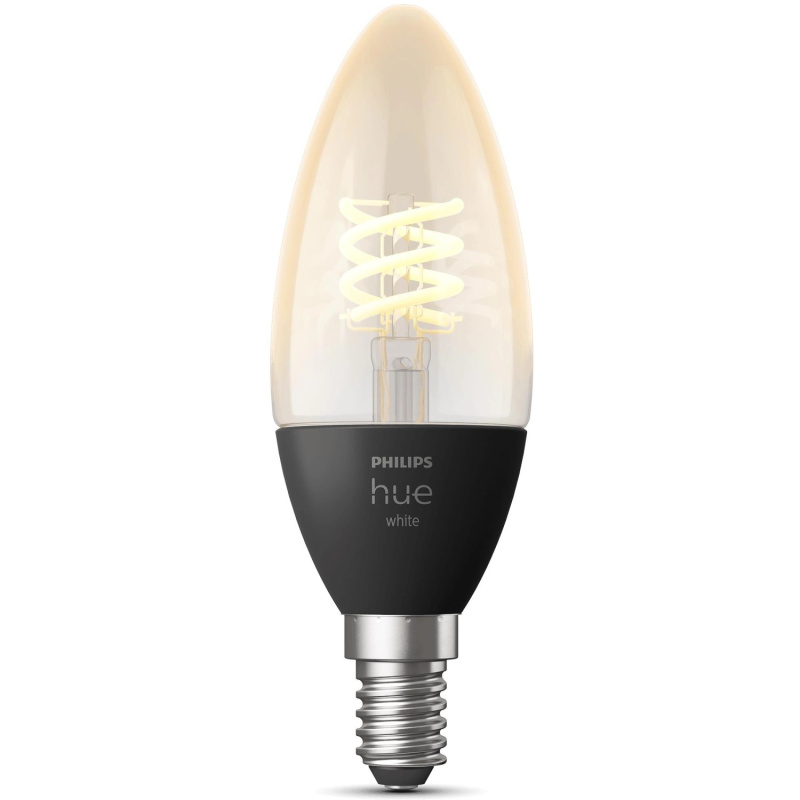 Philips Hue Chytrá žárovka White Filament E14 C39 4,5W 300lm 2100K