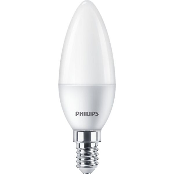 Philips Classic LED žárovka E14, 5 W, 470 lm, 2700 K, tvar svíčky