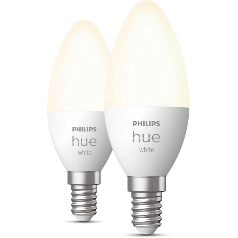Philips Hue Chytrá žárovka White E14 C39 5,5W 470lm 2700K, 2 ks