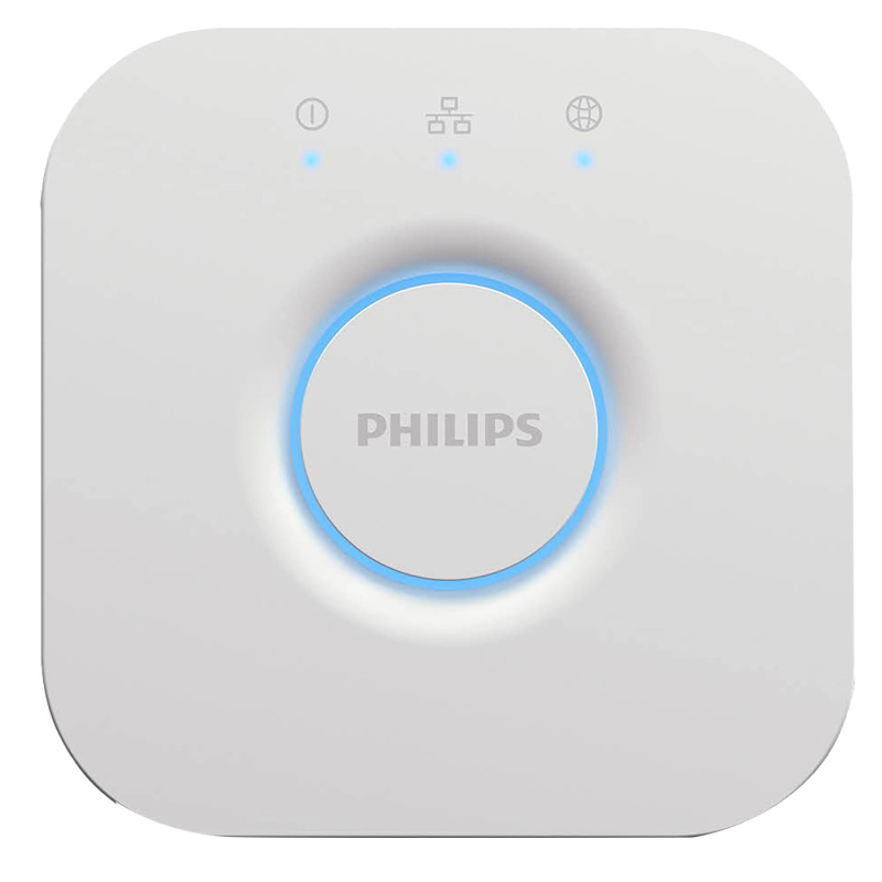Philips Hue Můstek Bridge pro ovládání produktů Philips Hue, 88 x 88 x 26 mm