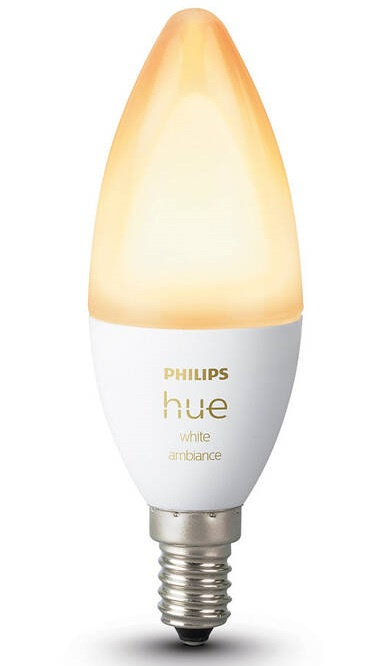 Chytrá žárovka Philips Hue Bluetooth White Ambiance / 6 W / E14 / 2ks Varianta: ivi1