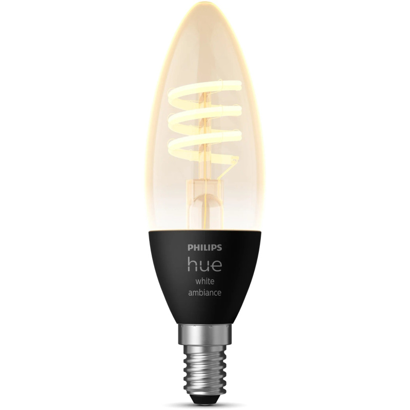 Philips Hue Smart žárovka White Ambiance Filament E14 C39 4,6W 2200-4500K 350lm