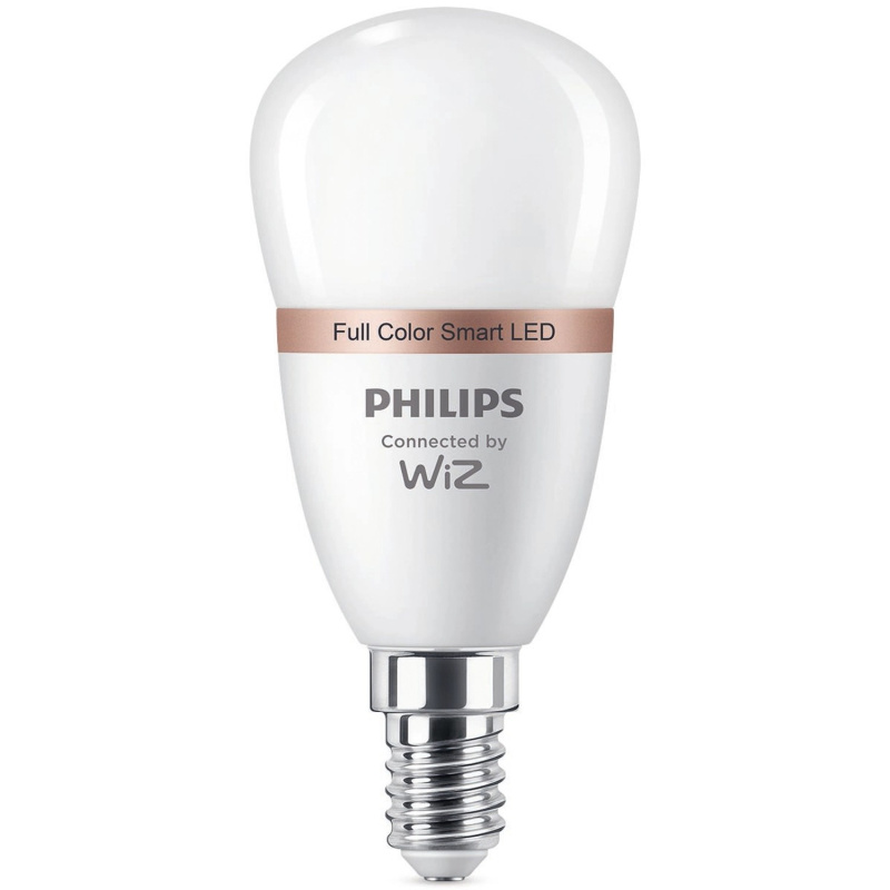 Philips Chytrá LED žárovka E14 P45, 4,9 W, 470 lm, RGBW 2200-6500 K