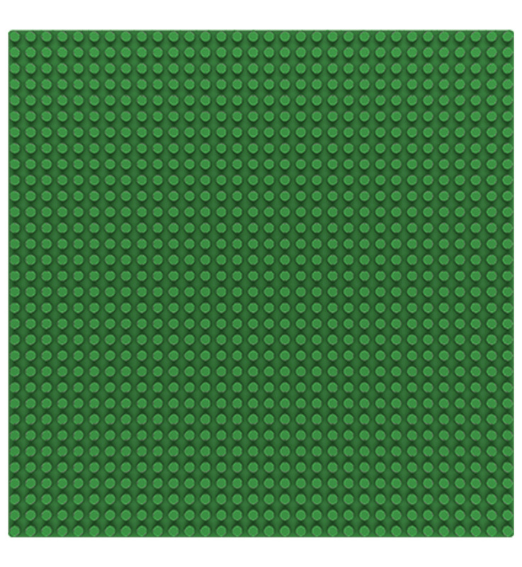 Sluban Bricks Base M38-B0833C Základová deska 32x32 zelená
