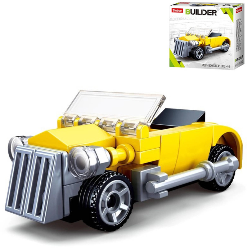 Sluban Builder M38-B0920D Žlutý kabriolet