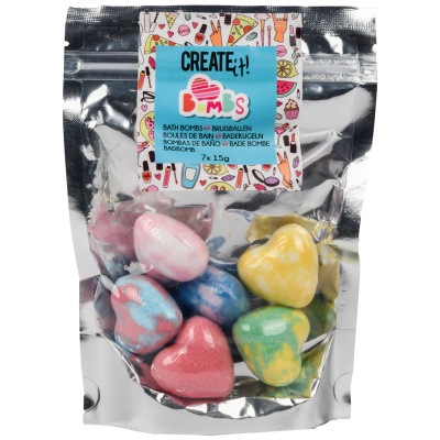 Canenco Šumivé bomby do koupele srdíčka 7 ks