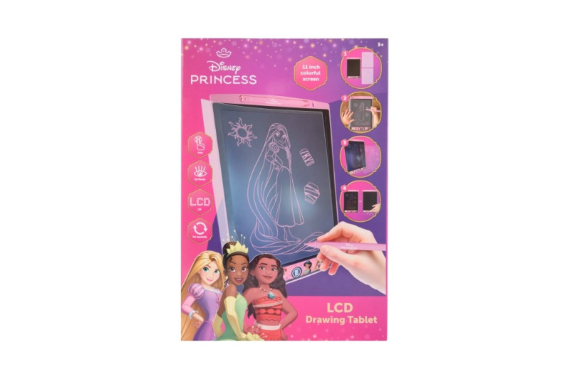 Kreslící tabulka LCD 28 cm Princezny, Spidey, Stitch