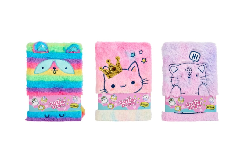 Create it! Plyšový deníček, 3 druhy