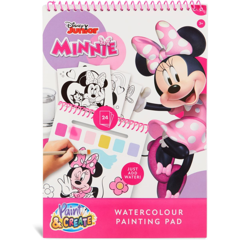 Omalovánky s vodovkami Disney Minnie
