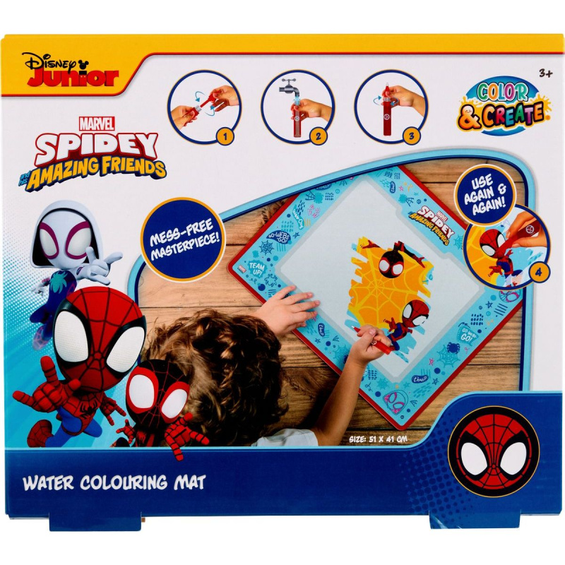 kreativní vodní malovací podložka SPIDEY