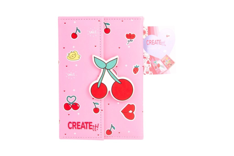 Make-up kniha na magnet CREATE IT! s třešňovým motivem