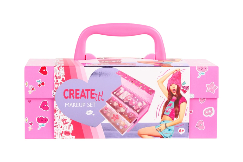 třípatrový kosmetický kufřík CREATE IT! pro děti