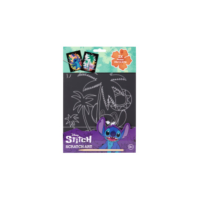Vyškrabávací obrázky Stitch pro kreativní zábavu
