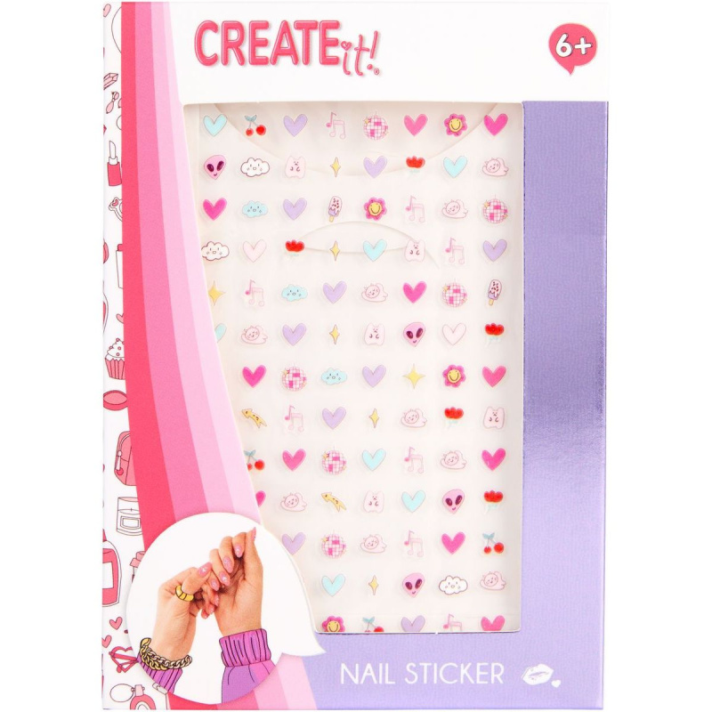samolepky na nehty create it! pro děti