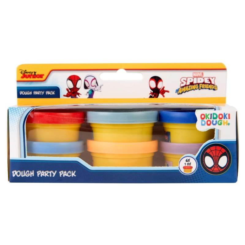 Modelovací plastelína Marvel Spider-Man – sada 6 mini kelímků