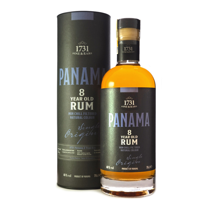 1731 Panama 8YO Rum 46% 0,7l (dárková tuba)