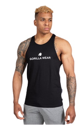 Gorilla Wear Pánské tílko Carter Strech Tank Top Black - 4XL