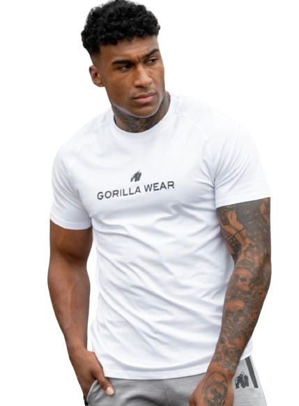 Gorilla Wear Pánské triko Davis T-shirt White - M