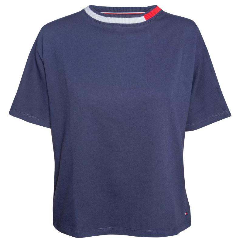 Dámské Tričko s krátkým rukávem UW0UW01621-416 - Tommy Hilfiger XS