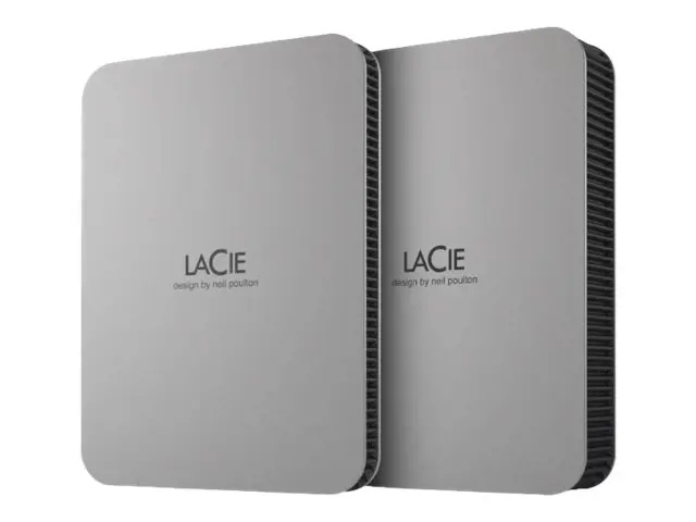 Externí pevný disk LaCie Mobile Drive Secure 4TB USB-C - šedý