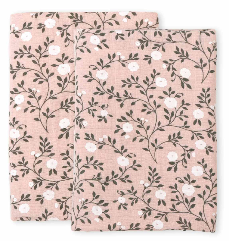 A Little Lovely Company Mušelínové plenky blossom – Dusty pink