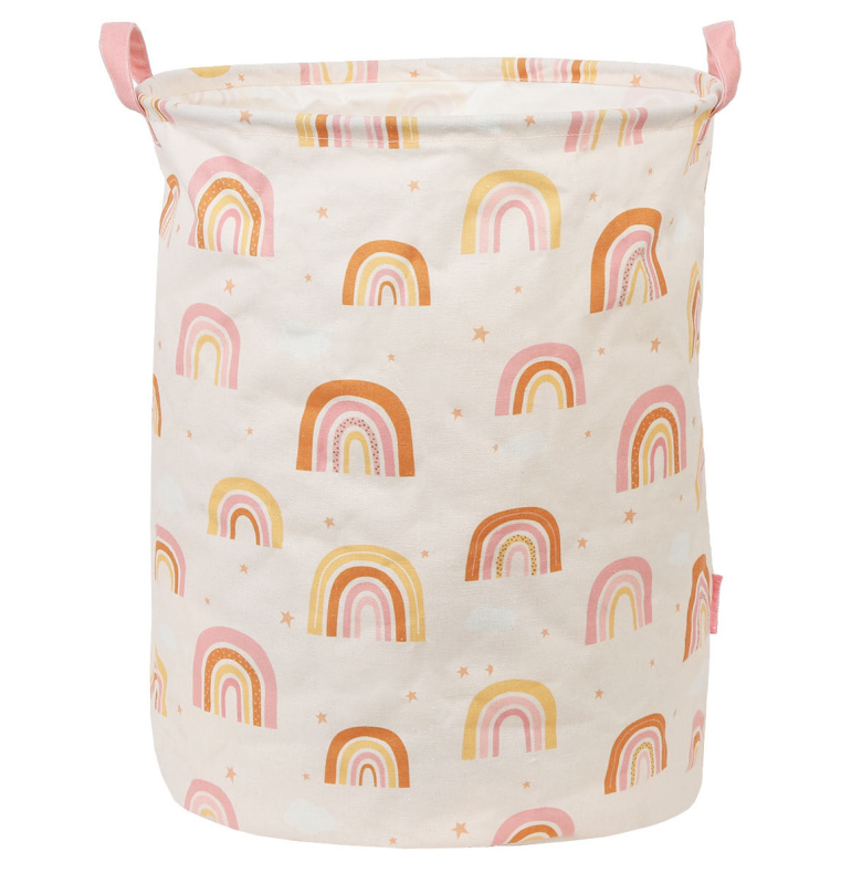 A Little Lovely Company Úložný koš na hračky – Duha