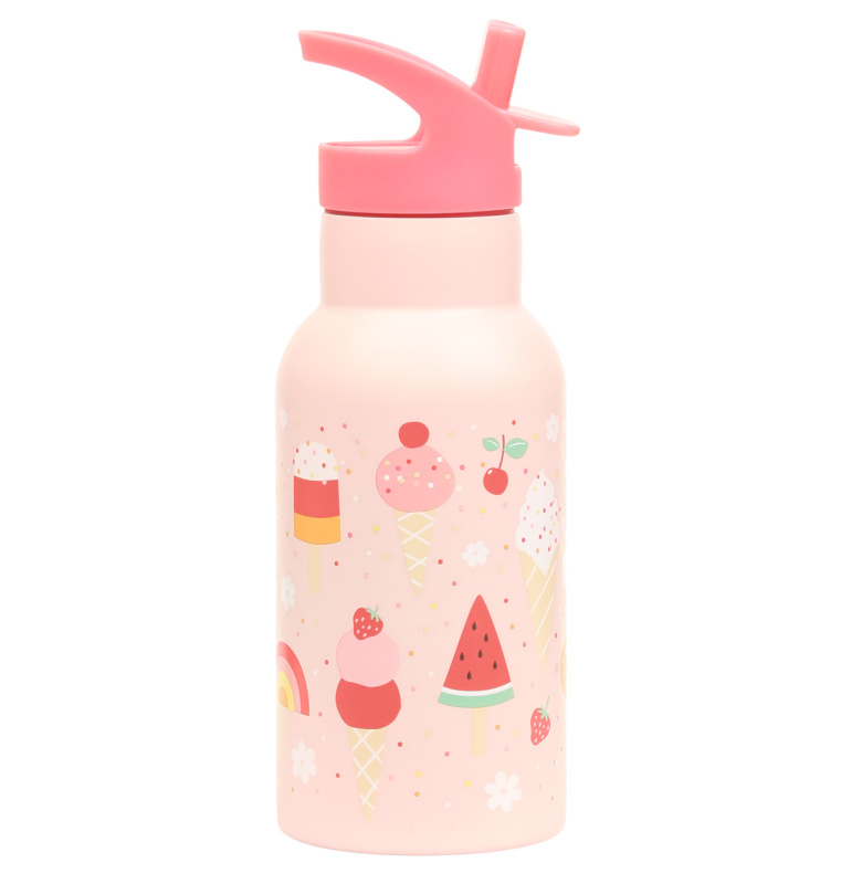 A Little Lovely Company Nerezová lahev na pití 500 ml – Zmrzlina