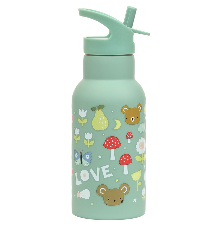 A Little Lovely Company Nerezová lahev na pití 500 ml – Radost