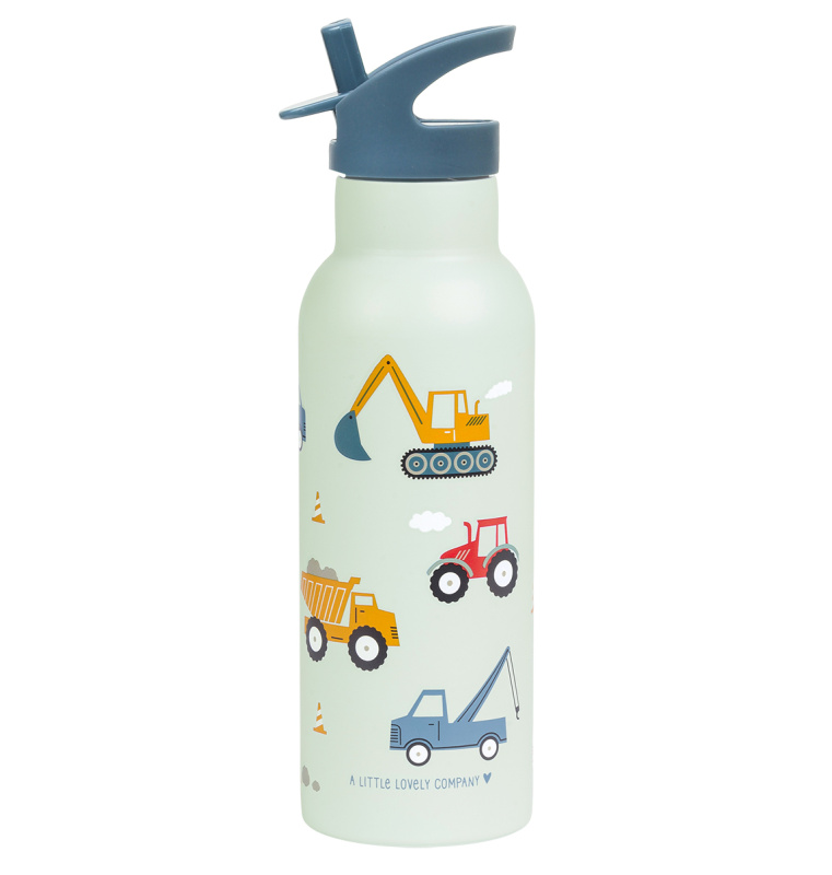 A Little Lovely Company Nerezová lahev na pití 500 ml – Vozidla