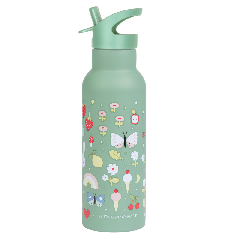 A Little Lovely Company Nerezová lahev na pití 500 ml – Radost