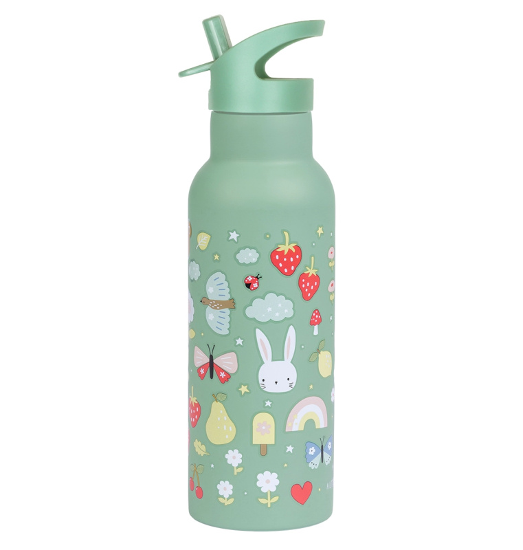 A Little Lovely Company Nerezová lahev na pití 500 ml – Radost