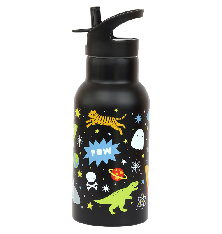 A Little Lovely Company Nerezová lahev na pití 500 ml – Vesmír