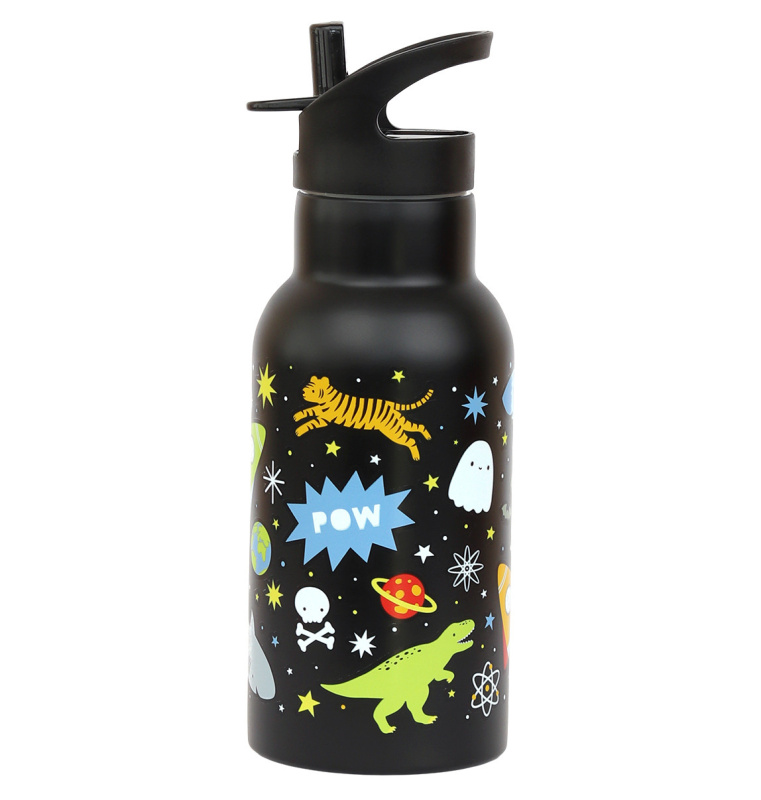 A Little Lovely Company Nerezová lahev na pití 500 ml – Vesmír