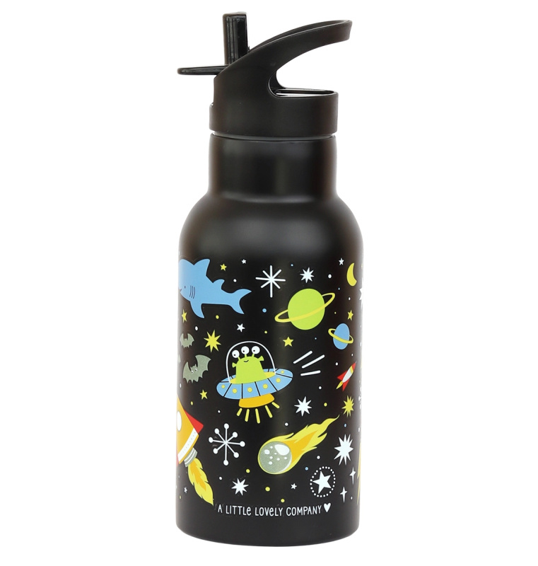 A Little Lovely Company Nerezová lahev na pití 500 ml – Vesmír
