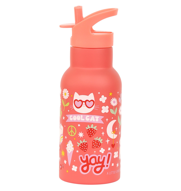 A Little Lovely Company Nerezová lahev na pití 500 ml – Zábava