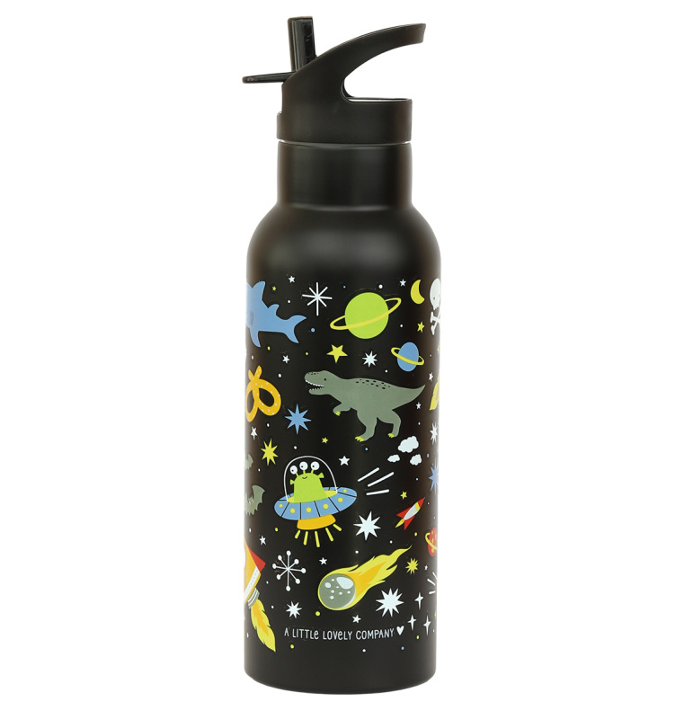 A Little Lovely Company Nerezová lahev na pití 500 ml – Vesmír