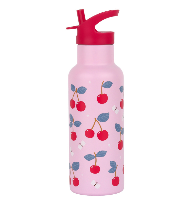Nerezová láhev na pití Třešně 500 ml