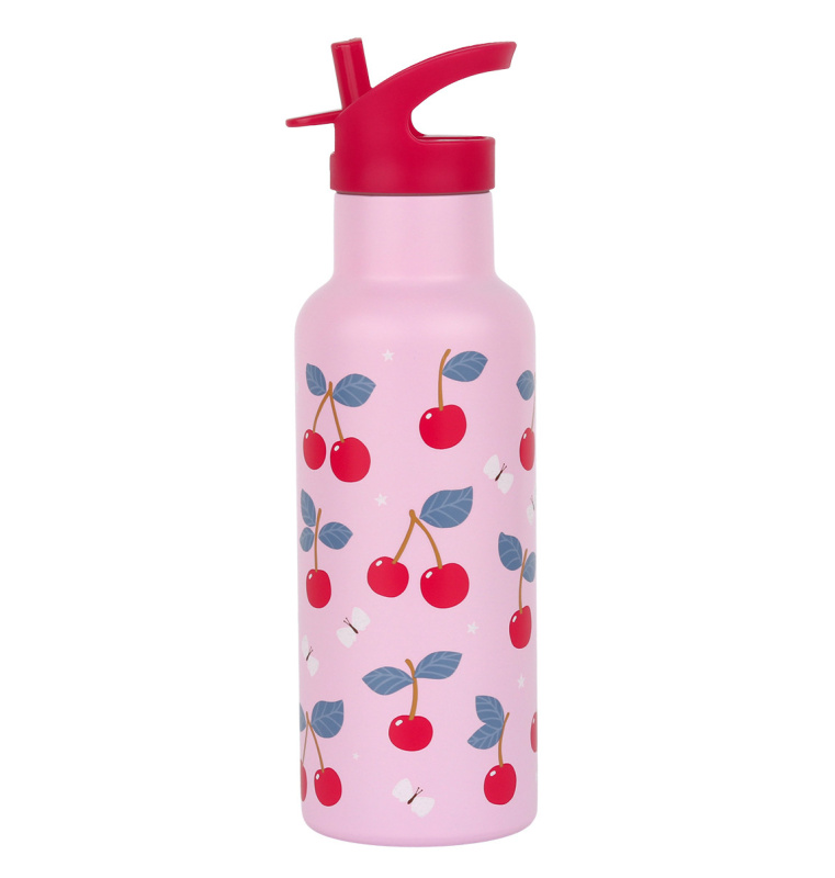 Nerezová láhev na pití Třešně 500 ml