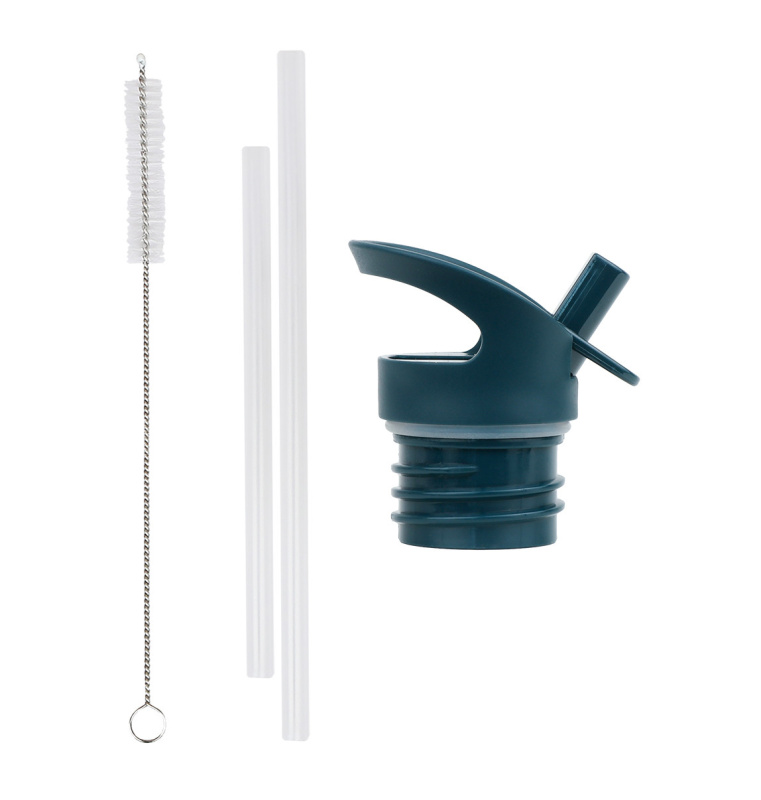 A Little Lovely Company - uzávěr, kartáček a brčko k nerezové lahvi – roboti