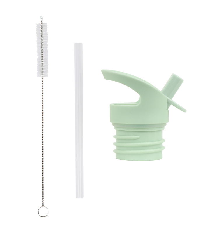 A Little Lovely Company - uzávěr, kartáček a brčko k nerezové lahvi – dinosaurus