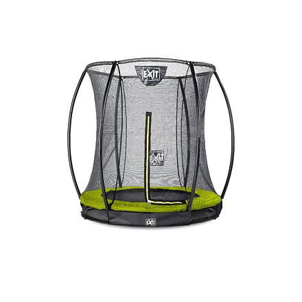 EXIT TOYS Silhouette pozemní trampolína ø183cm s ochrannou sítí - světle zelená