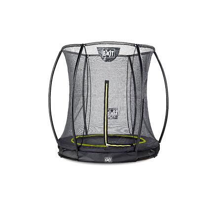 EXIT TOYS Silhouette pozemní trampolína ø183cm s ochrannou sítí - černá