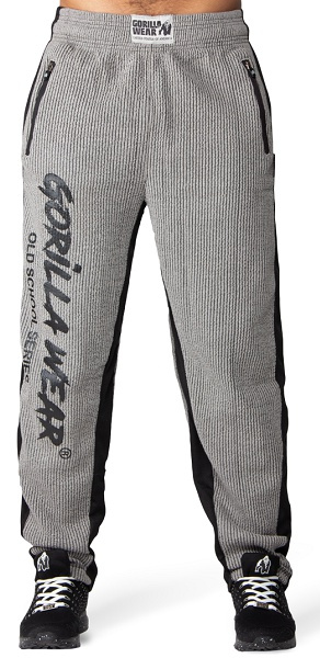 Gorilla Wear Pánské tepláky Augustine Old School Pants Grey - L/XL