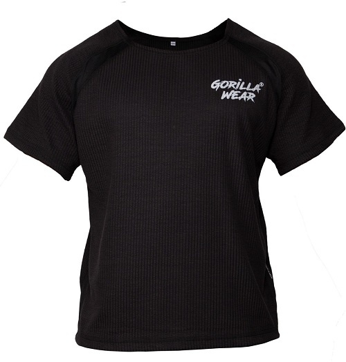 Gorilla Wear Augustine Old School Work Out Top Black - S/M