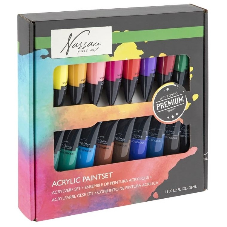 SMT sada akrylových barev 18 ks -36 ml AR0701