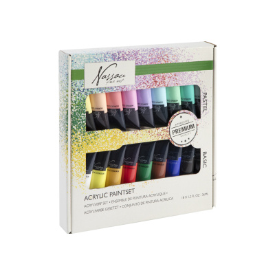 SMT sada akrylových barev 18 ks -36 ml AR0701